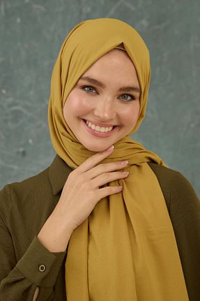 شال سبز زنانه ویسکون İpekhan - کد 917337616