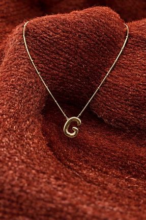 گردنبند استیل ( فولاد ) زرد زنانه استیل (فولاد) HFKY - کد 917349697