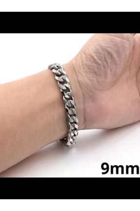 دستبند استیل (فولاد) طوسی زنانه استیل ضد زنگ Shisa - کد 917347510