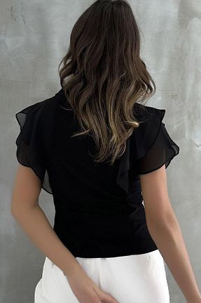 بلوز مشکی زنانه ساده Ottawe - کد 917360121