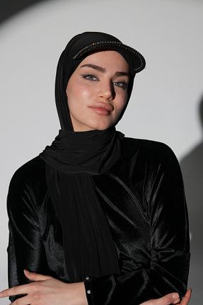 کلاه شنای حجاب مشکی زنانه Ambargo - کد 917358493