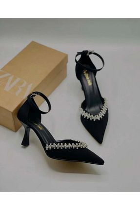 کفش مجلسی مشکی زنانه چرم مصنوعی LARİNA SHOES - کد 917362121