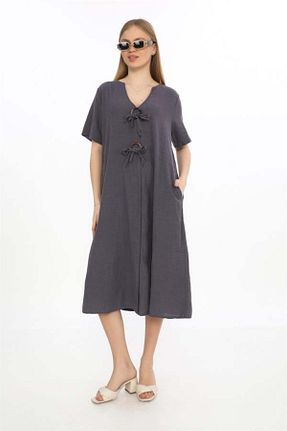 لباس طوسی زنانه بافتنی EREN STYLE - کد 917361620