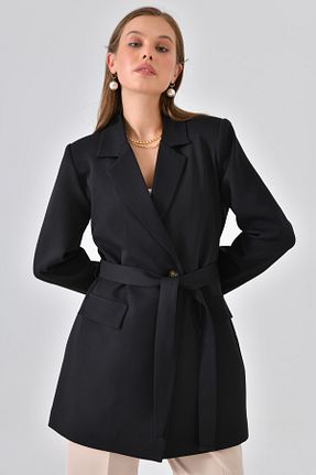 کت مشکی زنانه رگولار Saade - کد 739481244