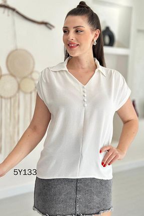 بلوز نباتی زنانه رگولار İnce Topuk - کد 917395253