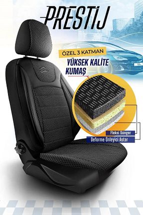 روکش صندلی خودرو مشکی Panda Kılıf - کد 107202994