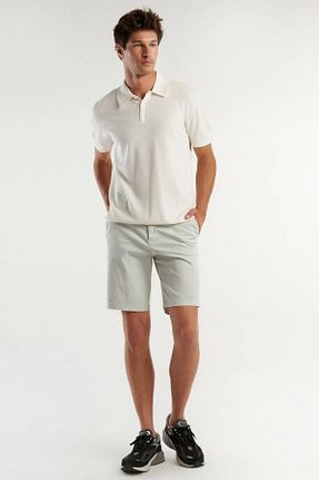شلوارک و برمودا نباتی مردانه Straight United Colors of Benetton - کد 835605801