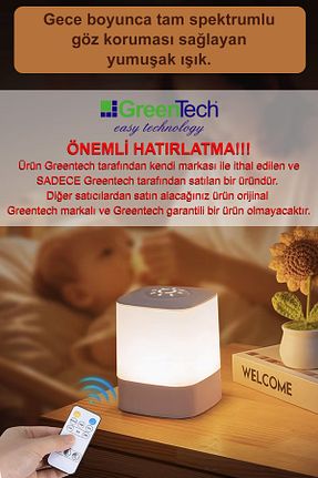 چراغ مطالعه / رومیزی سفید پلاستیک Greentech - کد 896250828