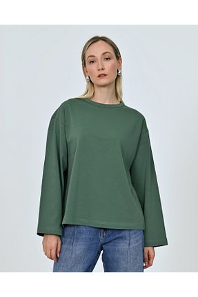 تیشرت سبز زنانه اورسایز BEC