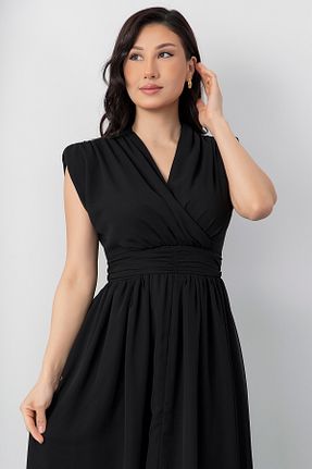 لباس مجلسی و فارغ التحصیلی مشکی زنانه مخلوط پلی استر PULLIMM - کد 917447383