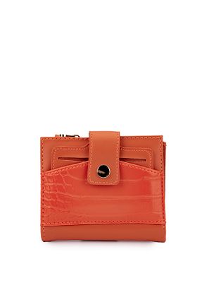 کیف پول نارنجی زنانه سایز متوسط minebag - کد 884275703