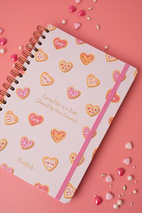 دفتر صورتی Sert Matt Notebook - کد 917457196