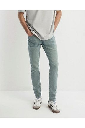 شلوار جین سبز مردانه پاچه تنگ CLASSİCS MEN - کد 917452303
