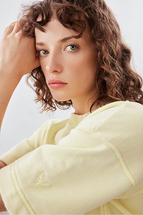 تیشرت زرد زنانه رگولار Hays - کد 917461612