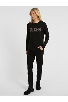 شلوار مشکی مردانه پنبه ای Guess - کد 376597265