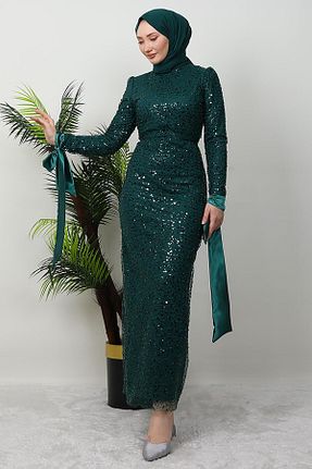 لباس حجاب سبز زنانه رگولار giz astore - کد 917459137