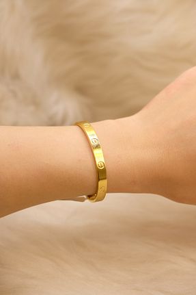 دستبند جواهر طلائی زنانه NİŞANTAŞI ACCESSORİES - کد 917479357