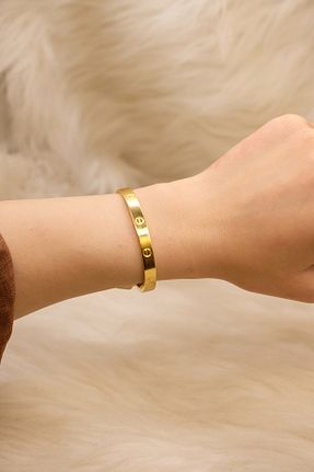 دستبند جواهر طلائی زنانه NİŞANTAŞI ACCESSORİES - کد 917479357