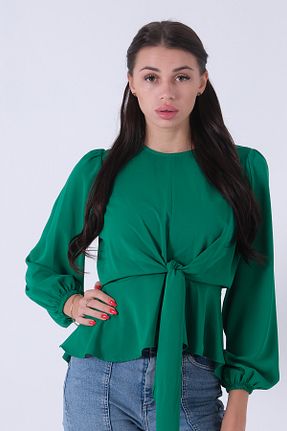 بلوز سبز زنانه ساده Feminist - کد 917474411