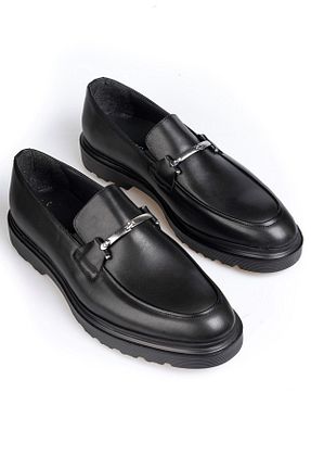 کفش کژوال مشکی مردانه چرم مصنوعی depderi - کد 917491437