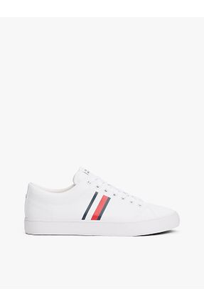 کفش اسنیکر سفید مردانه بند دار Tommy Hilfiger - کد 901396144