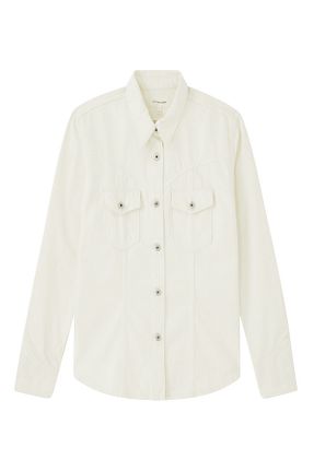 پیراهن سفید زنانه رگولار Outland Denim - کد 917530216