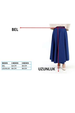 دامن قهوه ای زنانه پنبه پلی استر Berel Moda - کد 904082819