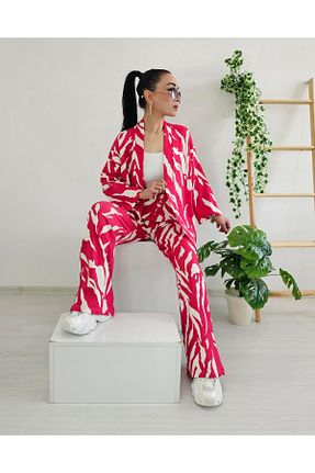 کیمونو و کافتان صورتی زنانه لیکرا Altı Üstü Butik - کد 863644403