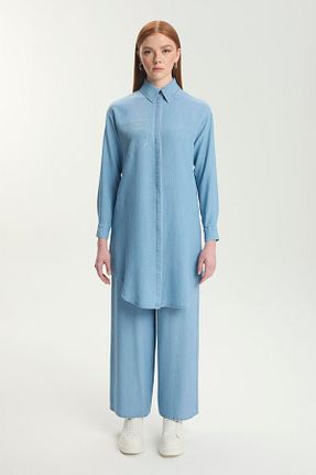 تونیک آبی بافتنی Zühre - کد 917572456