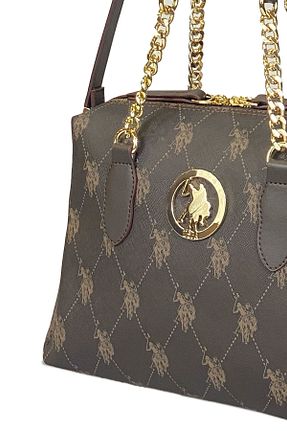 کیف پستچی قهوه ای زنانه چرم مصنوعی U.S. Polo Assn. - کد 917577981
