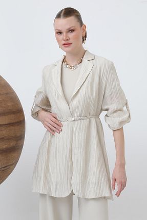 ست بالاتنه و پائین تنه حجاب طوسی زنانه رگولار Puane - کد 917565647