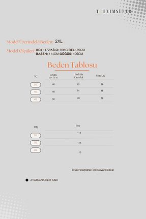 لباس شب سایز بزرگ مشکی زنانه طرح دار tarzımsüper - کد 883618077
