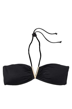 بالاتنه بیکینی مشکی زنانه ساده DEEP BEACH - کد 830149832