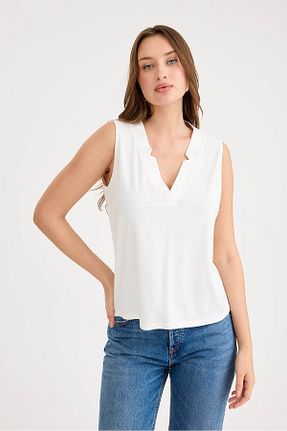 بلوز نباتی زنانه ساده Vitrin - کد 917577090