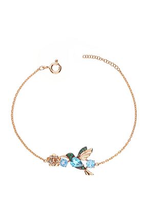 دستبند نقره صورتی زنانه 925 عیار Papatya Silver - کد 166473986