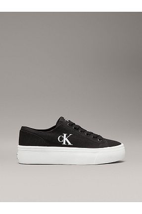 کفش اسنیکر مشکی زنانه بند دار Calvin Klein - کد 901382596