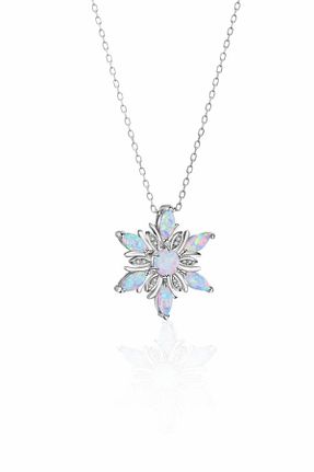 گردنبند نقره رنگی زنانه 925 عیار Papatya Silver - کد 208388632