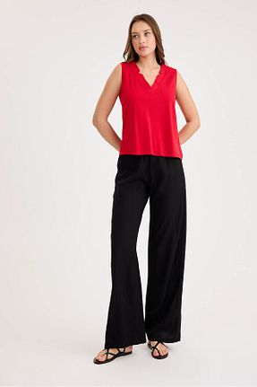شلوار مشکی زنانه بافتنی Vitrin - کد 917577322