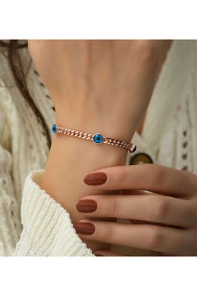 دستبند نقره طلائی زنانه 925 عیار Papatya Silver - کد 41032976
