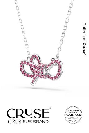 گردنبند نقره طوسی زنانه 925 عیار Cruse - کد 897029045