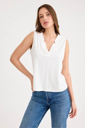 بلوز نباتی زنانه ساده Vitrin - کد 917577090