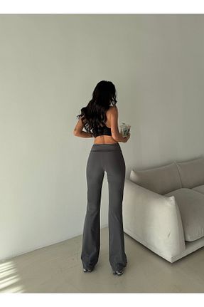 ساق شلواری طوسی زنانه بافتنی CEGEB - کد 902486112