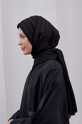 شال مشکی زنانه QANU - کد 917653229