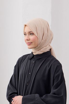 شال بژ زنانه QANU - کد 917653123