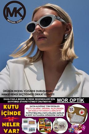 عینک آفتابی قهوه ای زنانه UV400 Michael Kors - کد 852457314