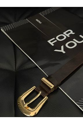 کمربند قهوه ای زنانه چرم مصنوعی Fiori - کد 917661558