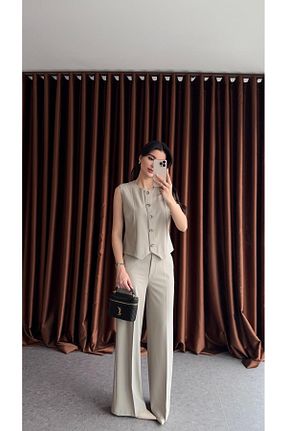 ست بالاتنه و پائین تنه رنگی زنانه تریکو HAZELANNA - کد 917691306