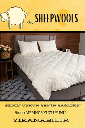 لحاف تکنفره نباتی پشم ozsheepwools - کد 920655210