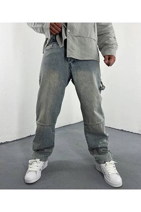 شلوار جین آبی مردانه پاچه زیپ دار FURY wear - کد 917685518