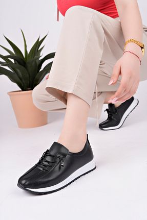 کفش کژوال مشکی زنانه چرم مصنوعی pasyone - کد 917688329